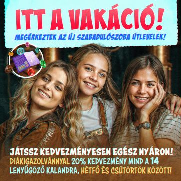 Játssz Budapest Legmenőbb Kalandjátékaiban: Szerezd Meg a Szabadulószoba Útlevelet és a Szuper Ajándékokat!-img